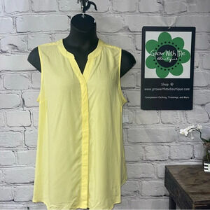 Great NW sleeveless indigo blouse 1X